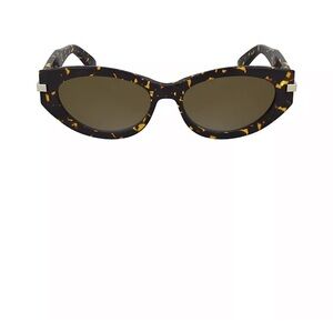 Calvin Klein Collection Acetate cat eye Sunglasses -tortoise